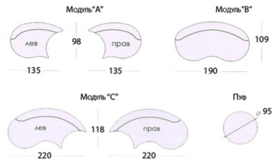 Модульные диваны