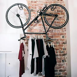Как хранить велосипед в маленькой квартире