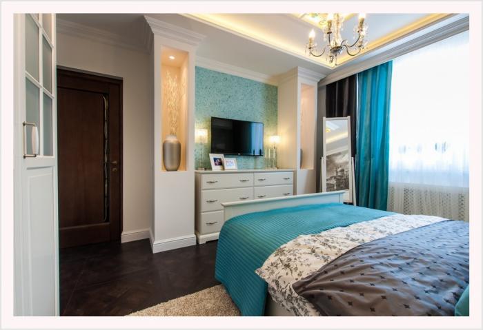 Жидкие обои в гостиной и спальне 12 Жидкие обои в гостиной и спальне 12