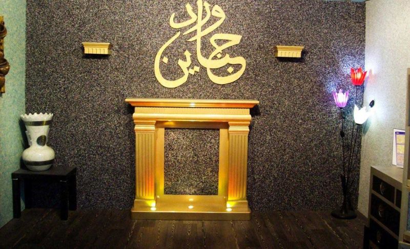 Красивое комбинирование жидкими обоями Красивое комбинирование жидкими обоями