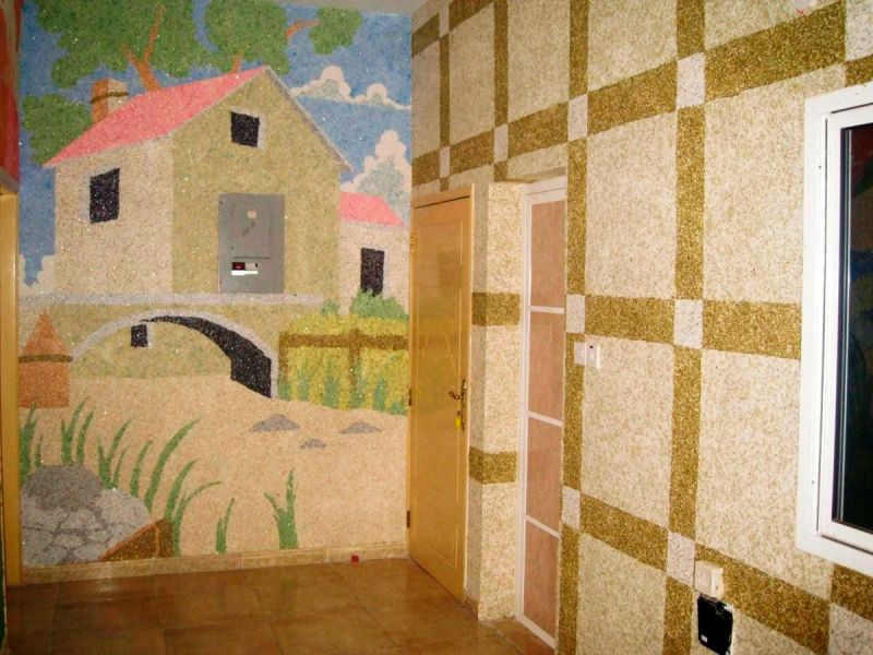 Жидкие обои в детской Жидкие обои в детской