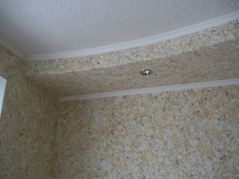 Жидкие обои на потолке Жидкие обои на потолке