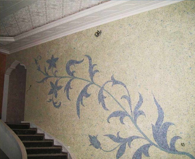 Рисунки жидкими обоями