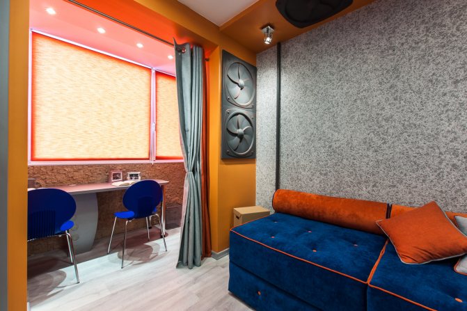 жидкие обои для интерьера в стиле лофт