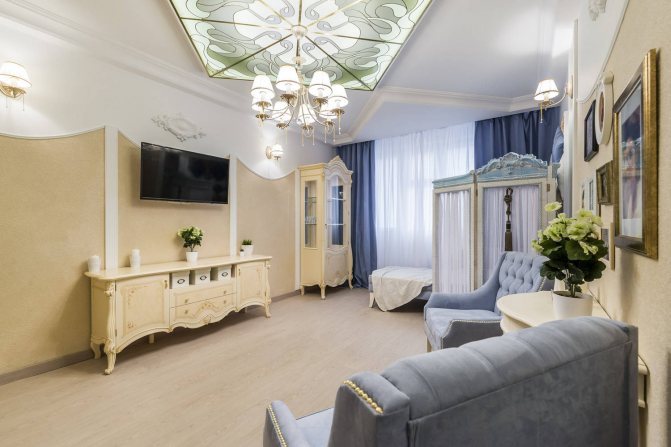 жидкие обои для интерьера в зале