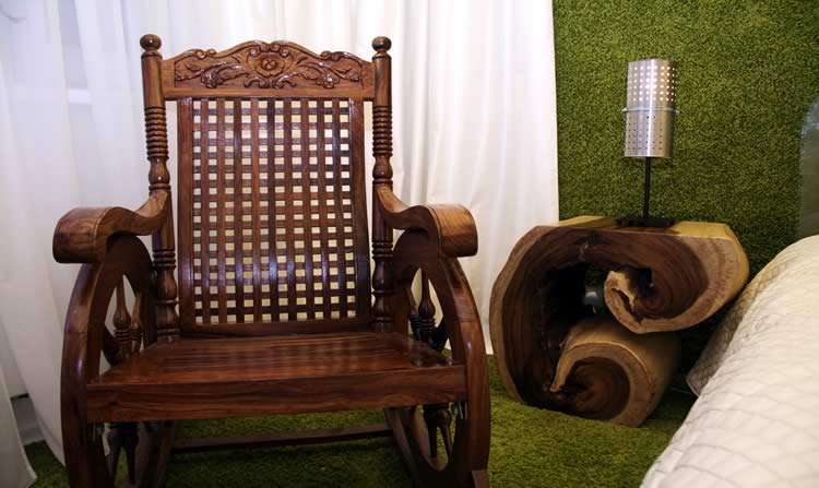 Кресло-качалка в интерьере